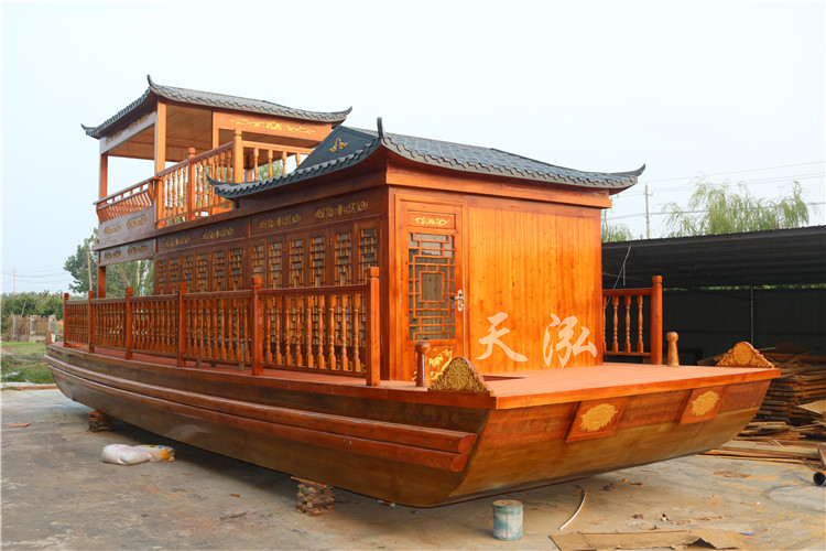 雙層畫舫船th002