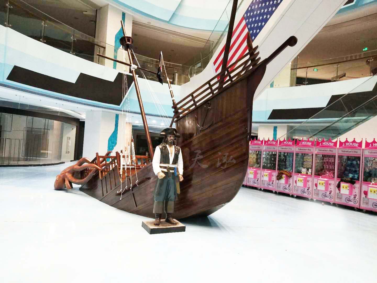 海盜船 景觀木船